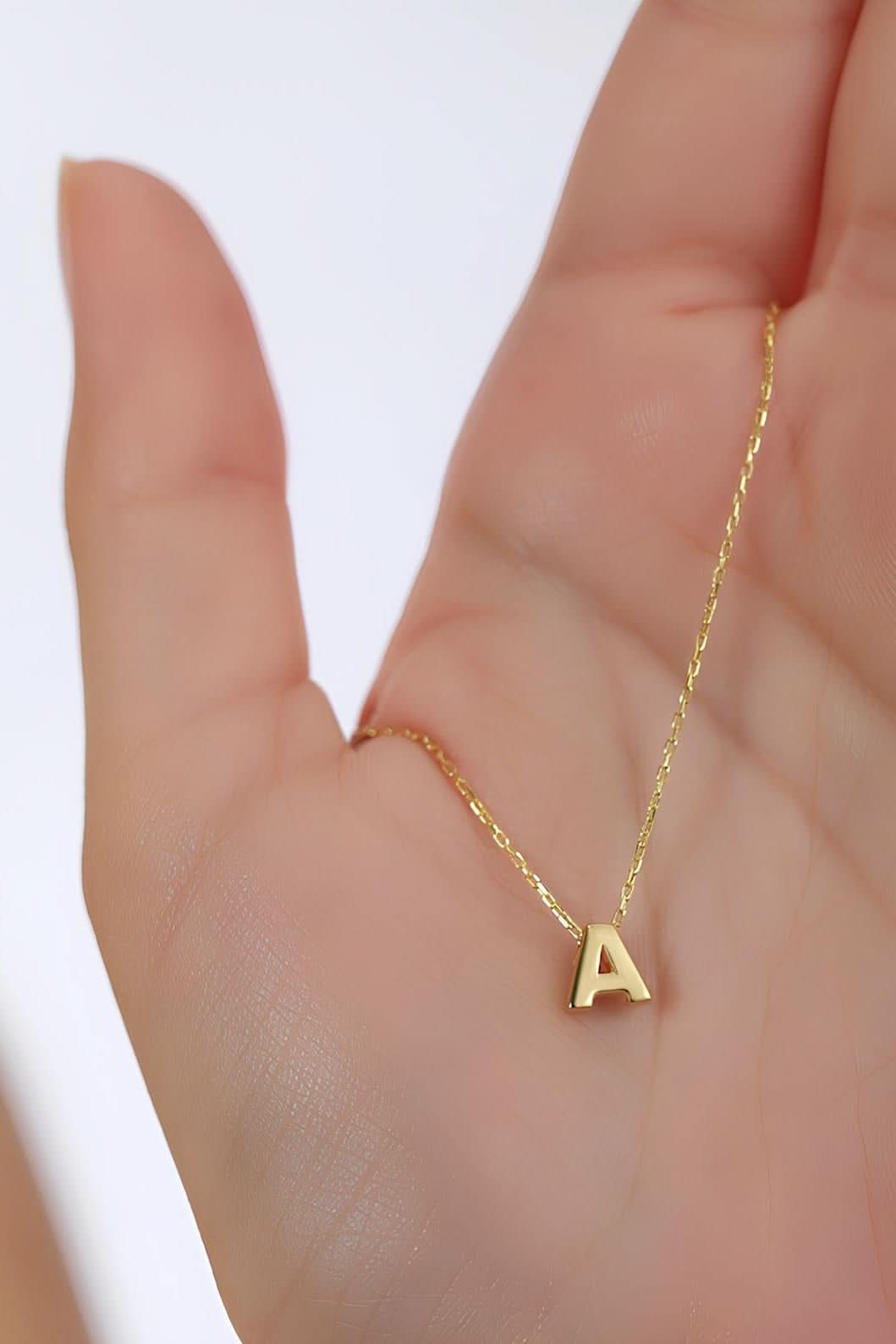 Single Initial Name Necklace