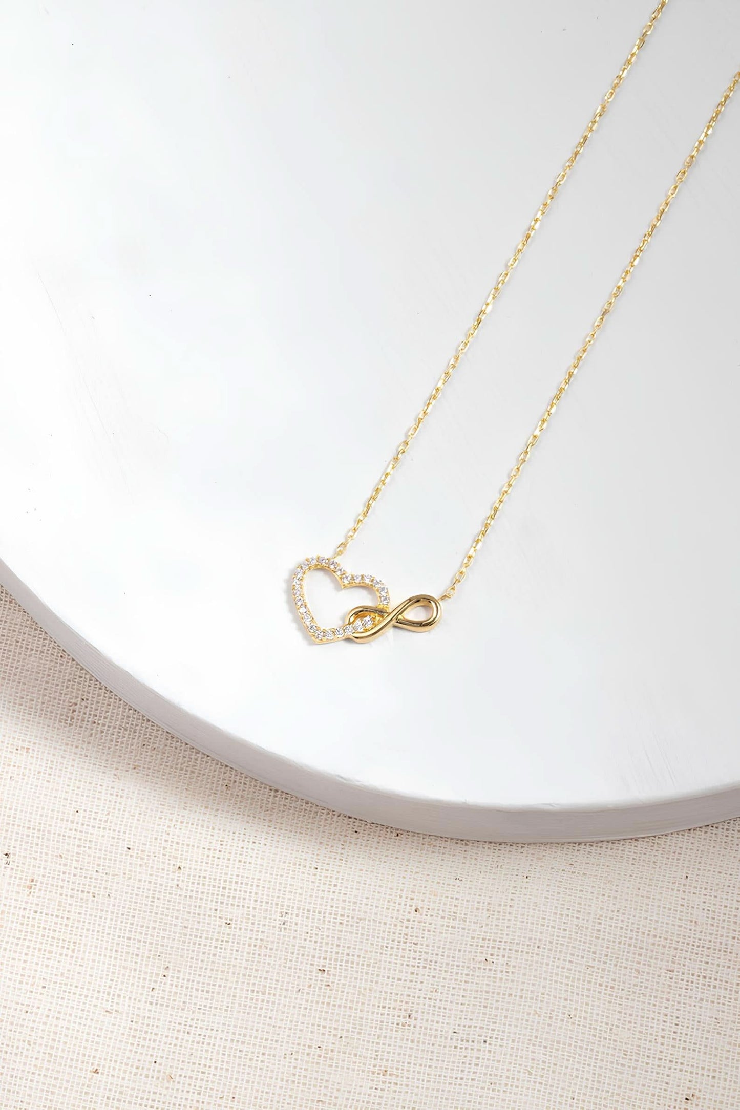 Intertwined Heart Necklace