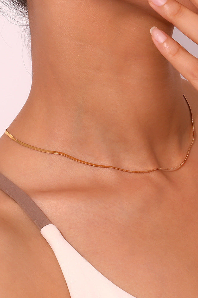 2mm Blade Chain Necklace