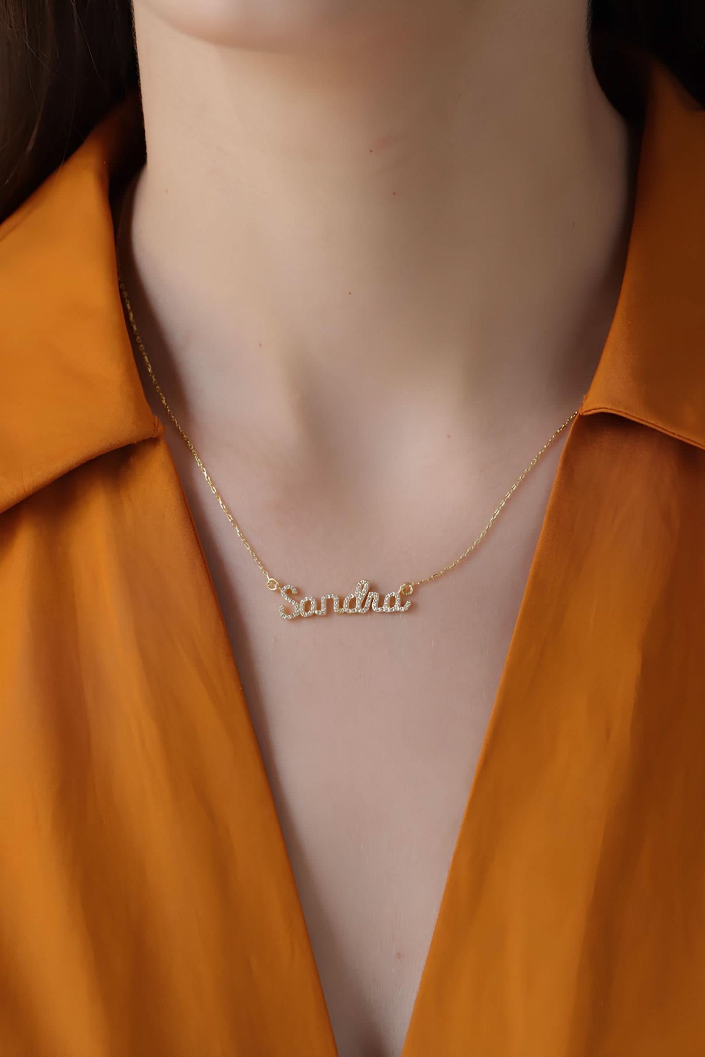 Diamond Name Necklace