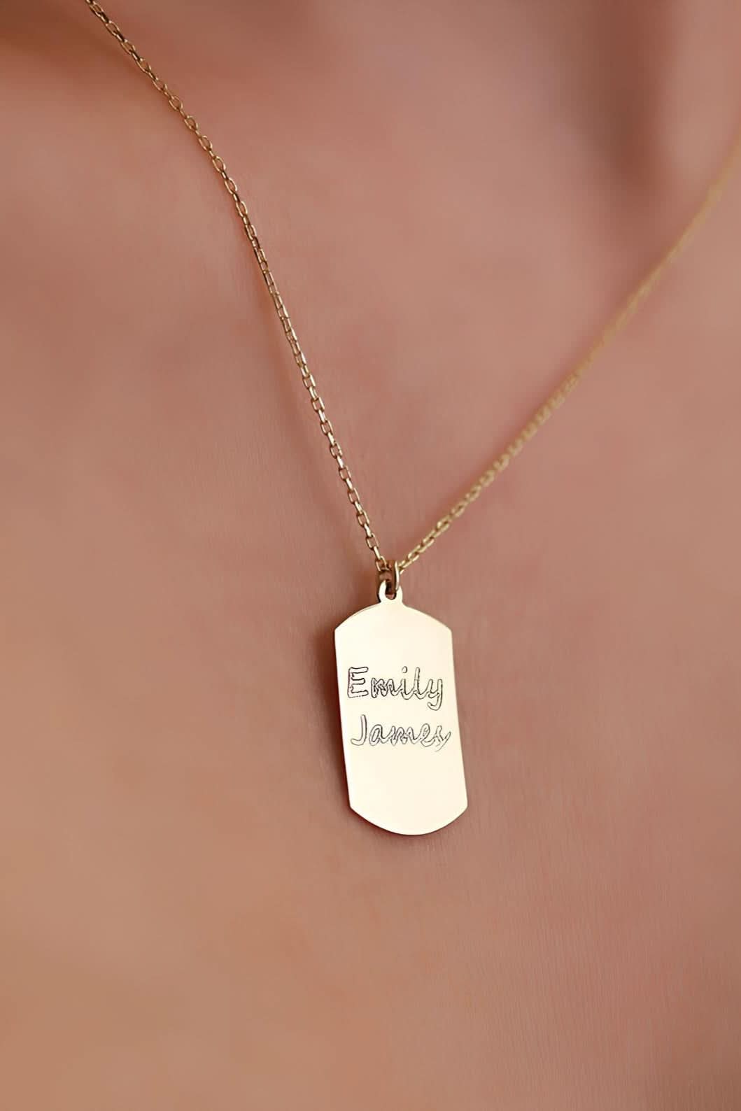 Name Plate Necklace