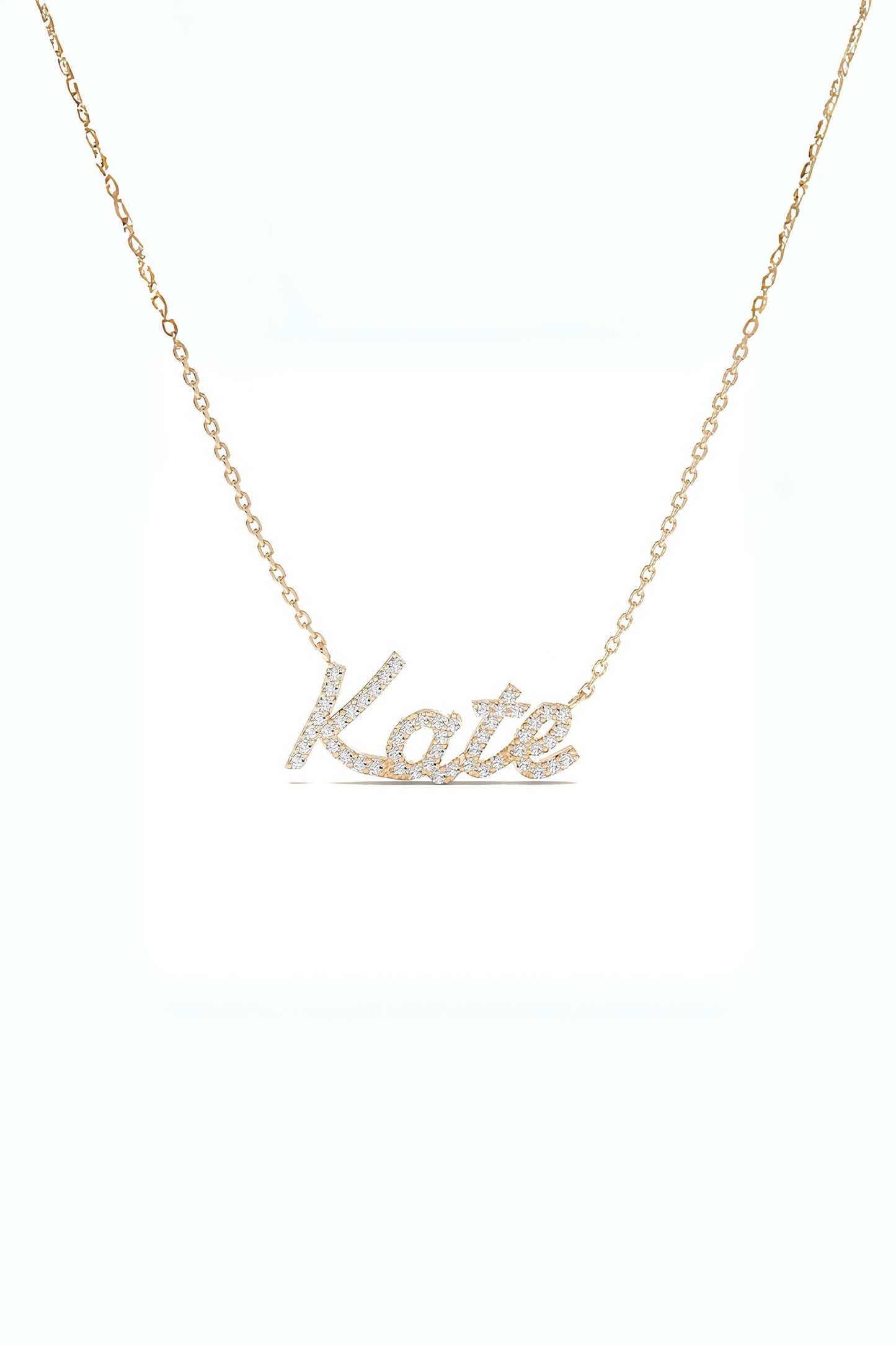 Diamond My Name Necklace