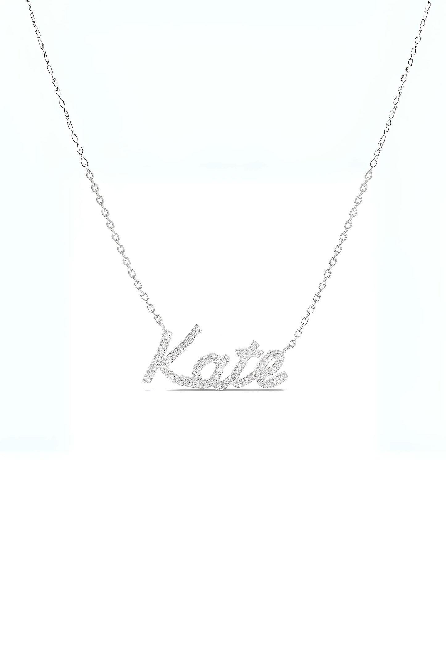 Diamond My Name Necklace