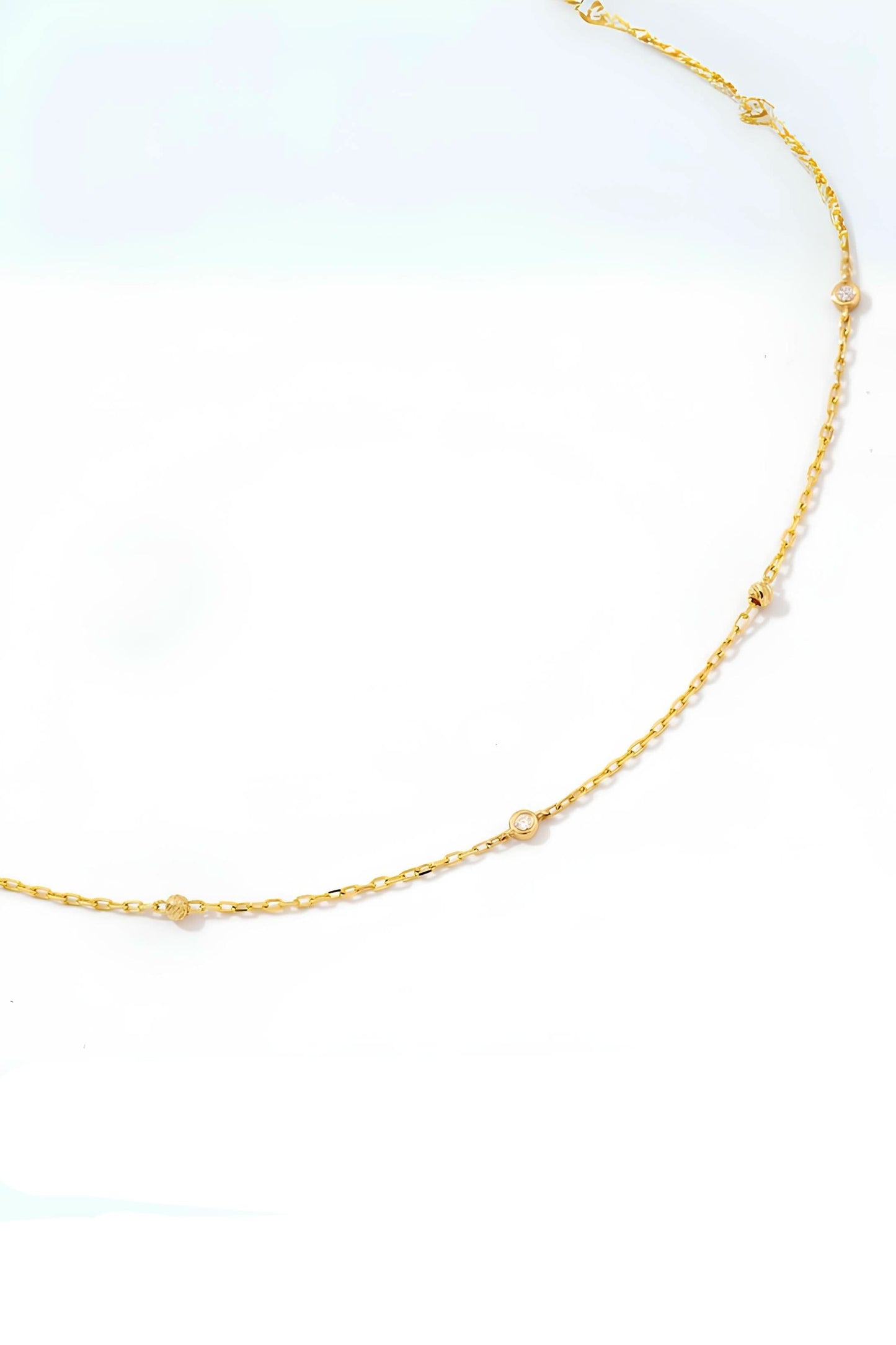 Diamonds and Beads by the Yard Drop Necklace