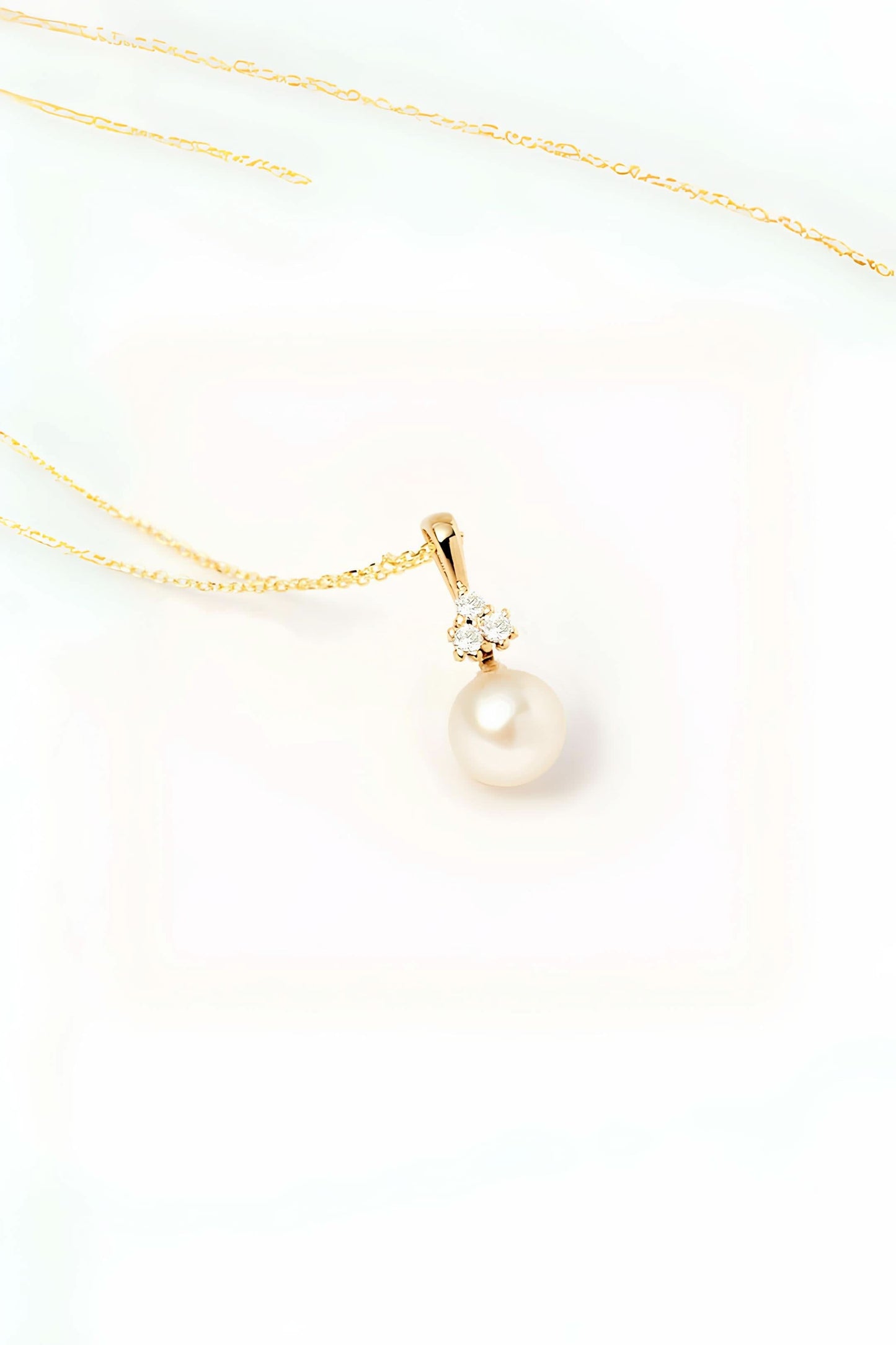 Diamond and Pearl Necklace