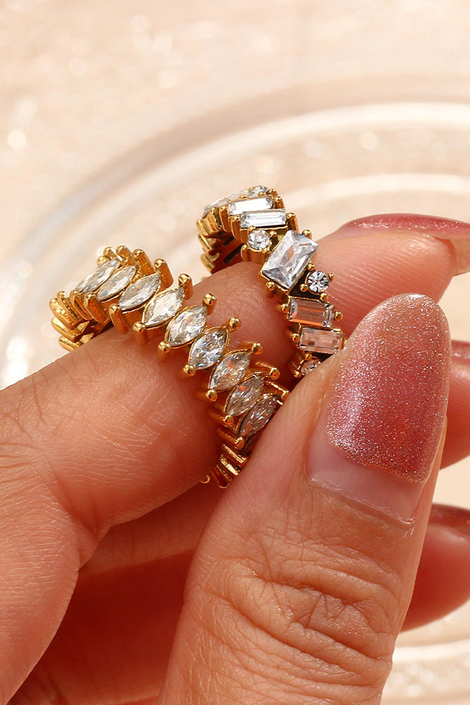 Round Marquise Diamond Ring