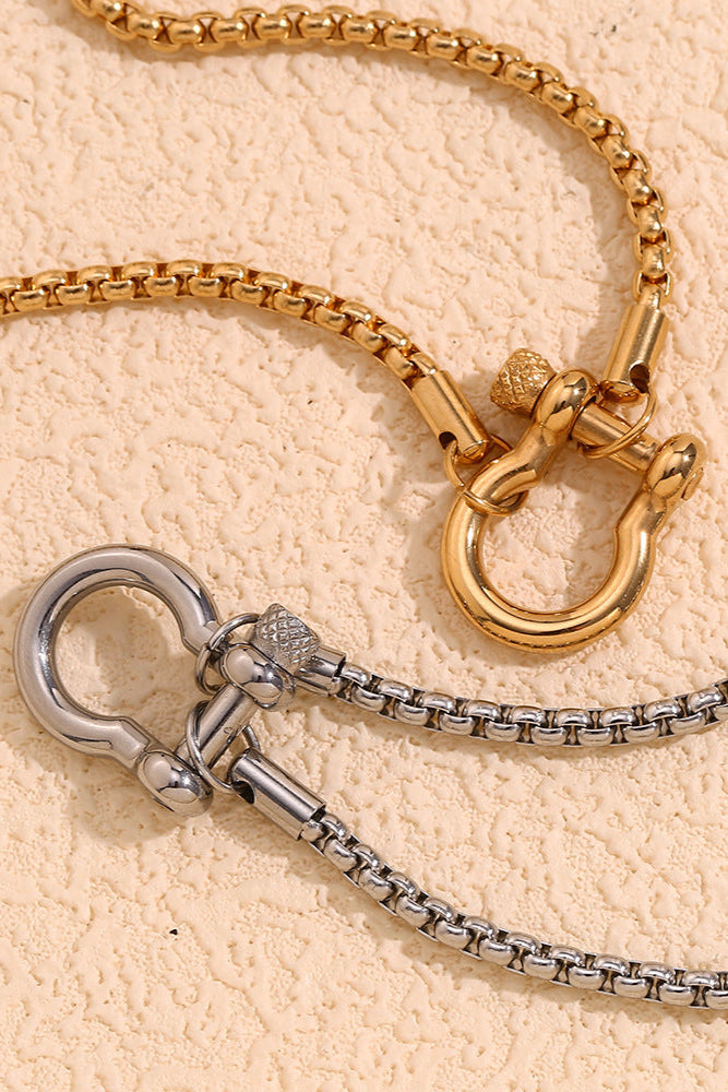 Horseshoe Buckle Pendant Necklace