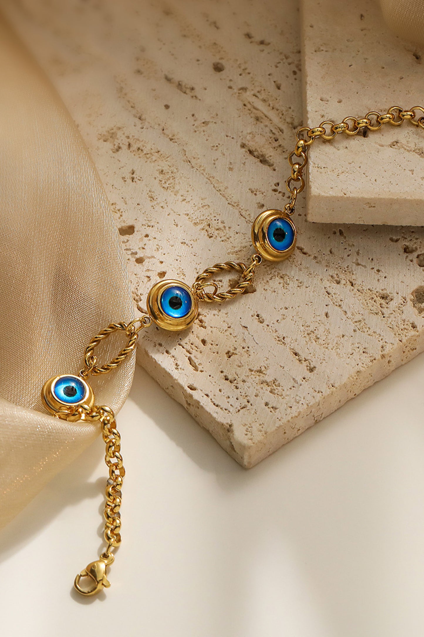3-ring All-Seeing Eye bracelet