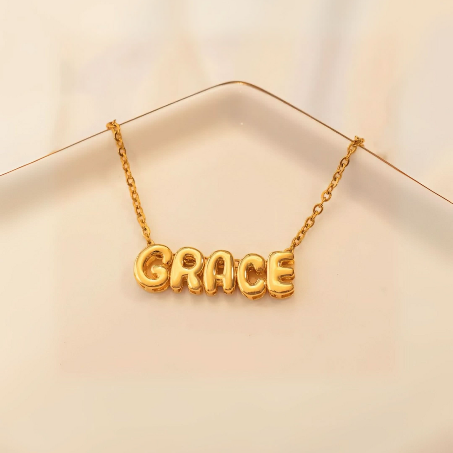 Bubble Name Necklace