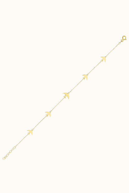 Gold Dove Bracelet