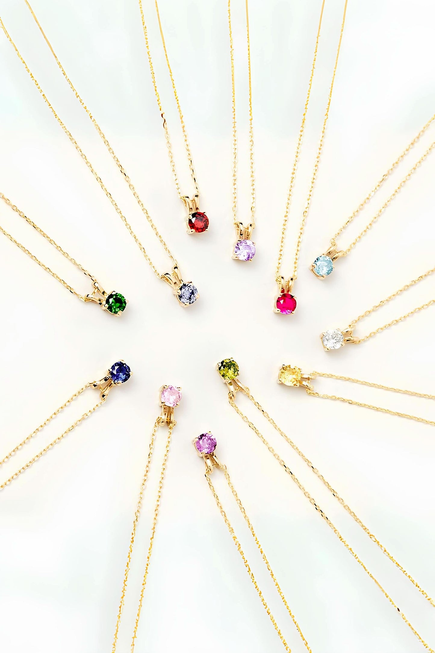 Gemstone Birthstone Necklace