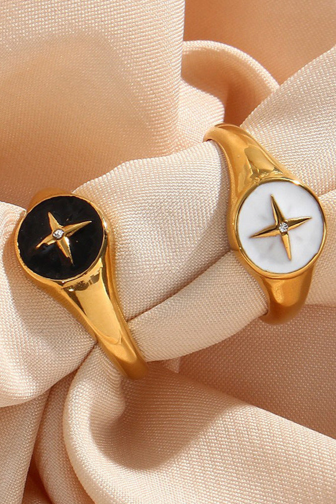 Colorful North Star Ring