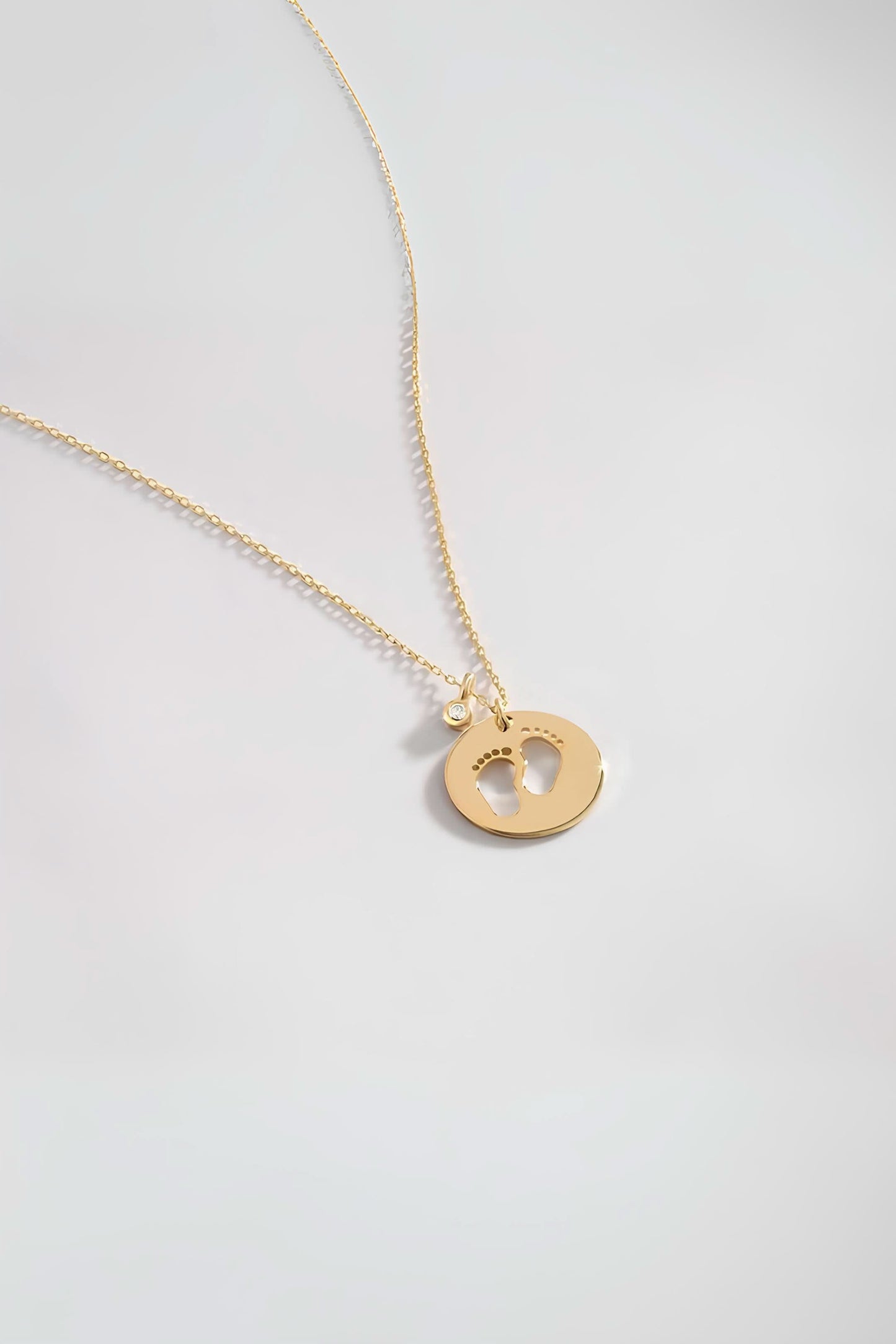 Kids Name Foot Necklace