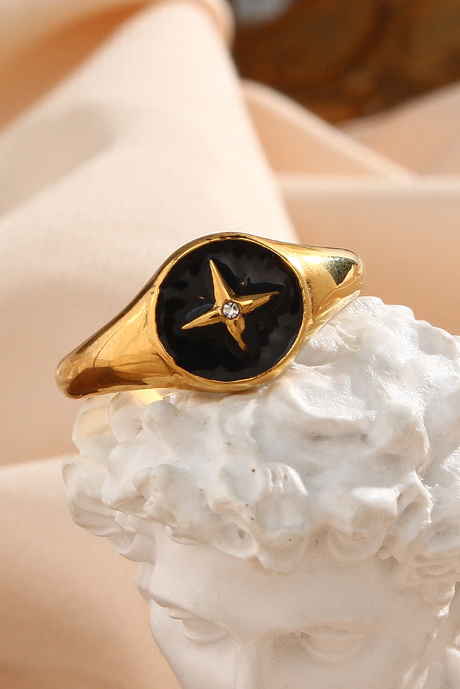 Colorful North Star Ring