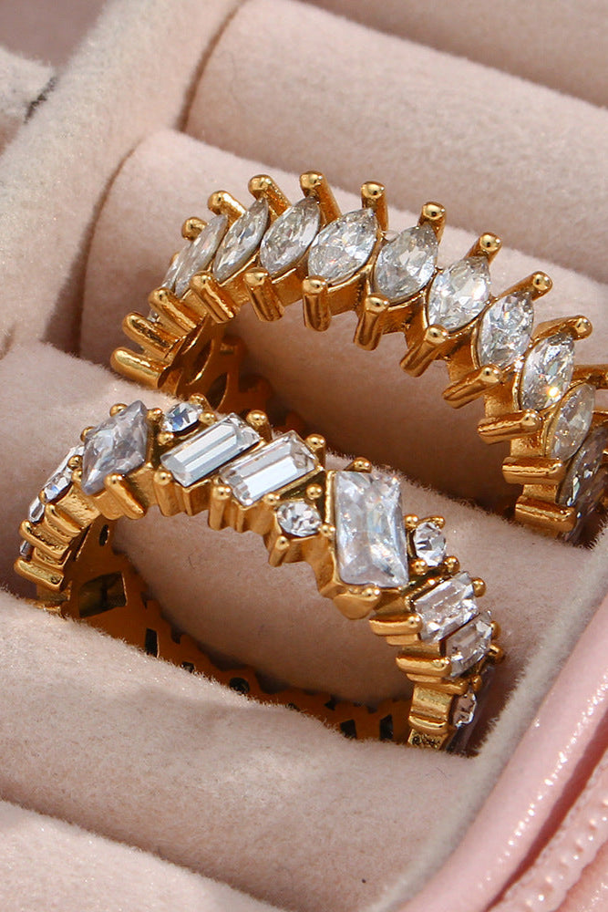 Round Marquise Diamond Ring