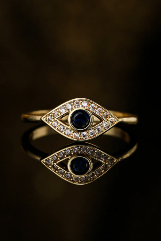 All Seeing Eye Ring Sapphire