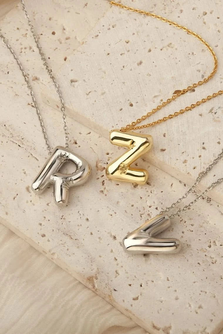 Balloon Initial Necklace
