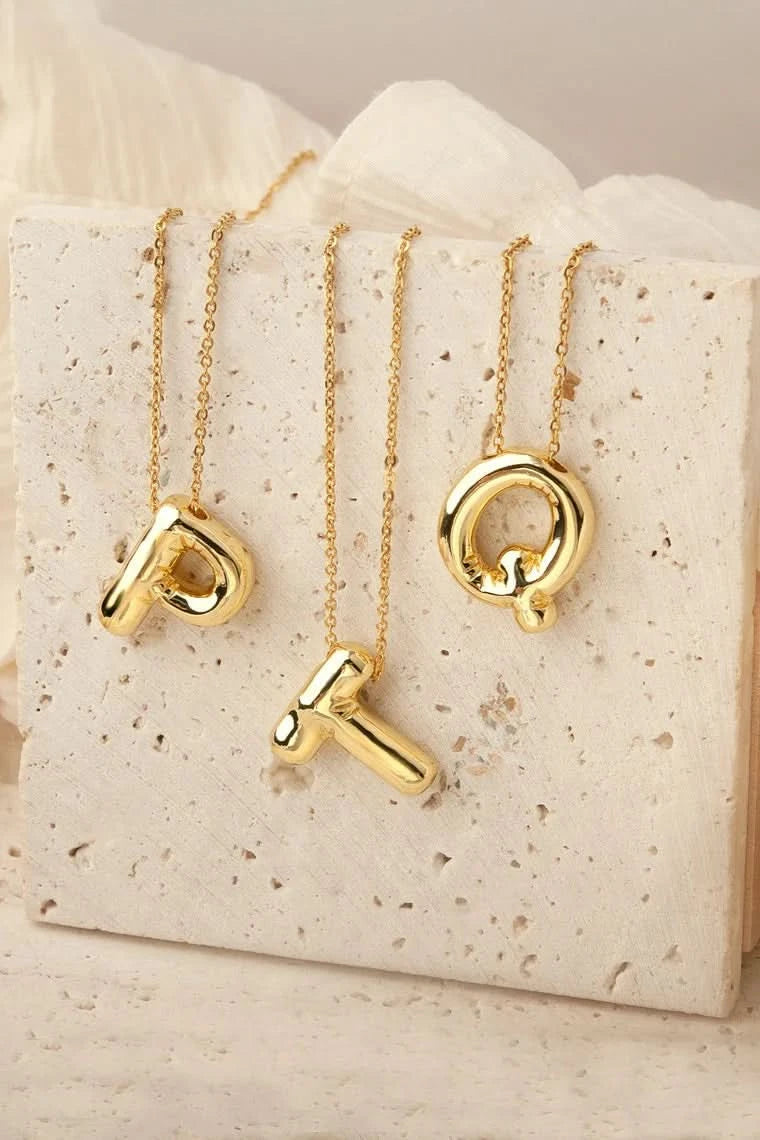 Balloon Initial Necklace