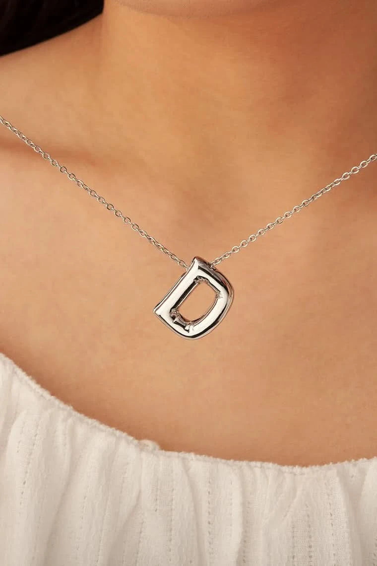 Balloon Initial Necklace