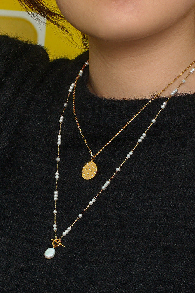 Baroque Pearl Ot Clasp Necklace