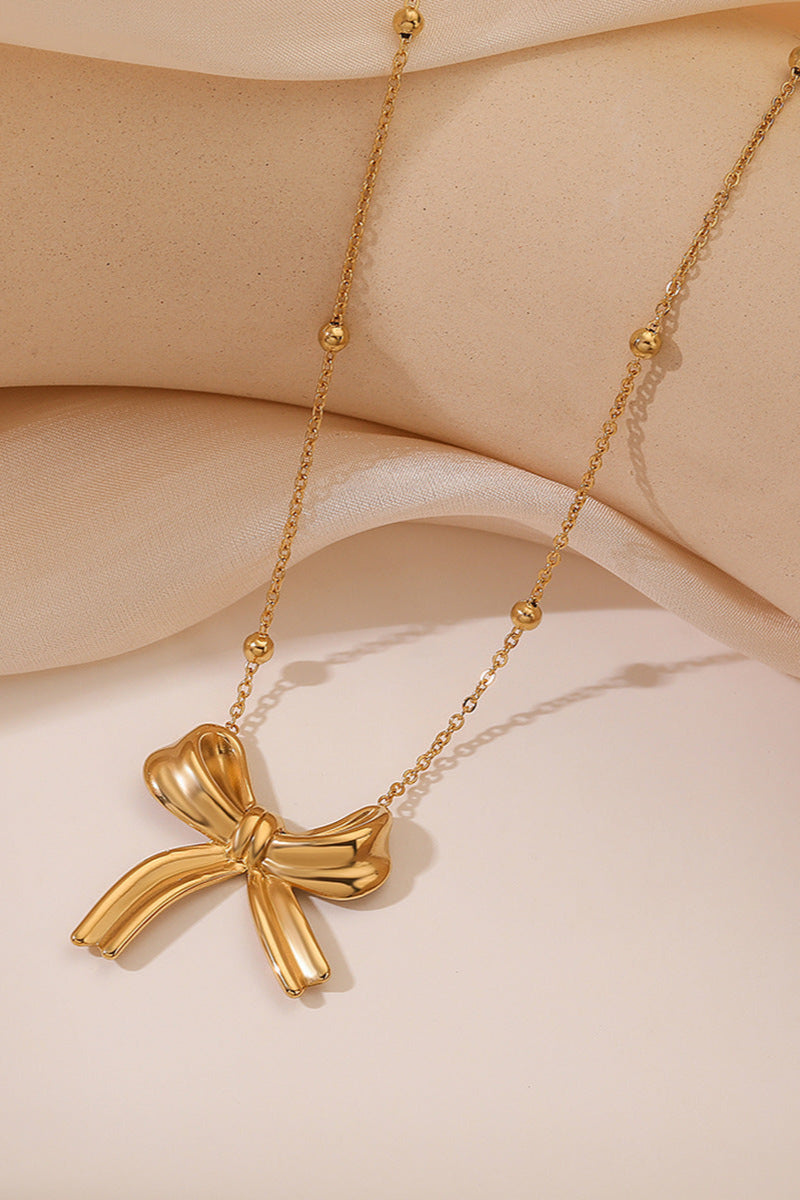 Bow Pendant Necklace