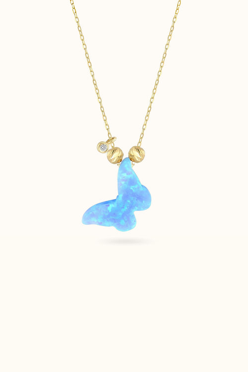 Butterfly Necklace with Diamond