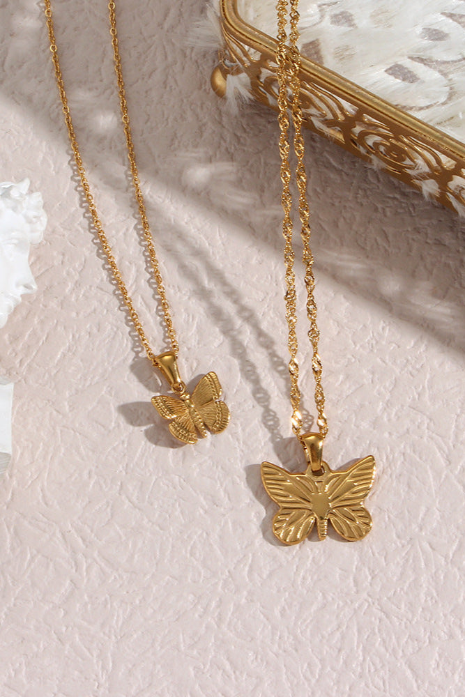 Butterfly Pendant Necklace
