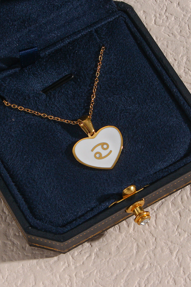 Colorful Heart-shaped Necklace