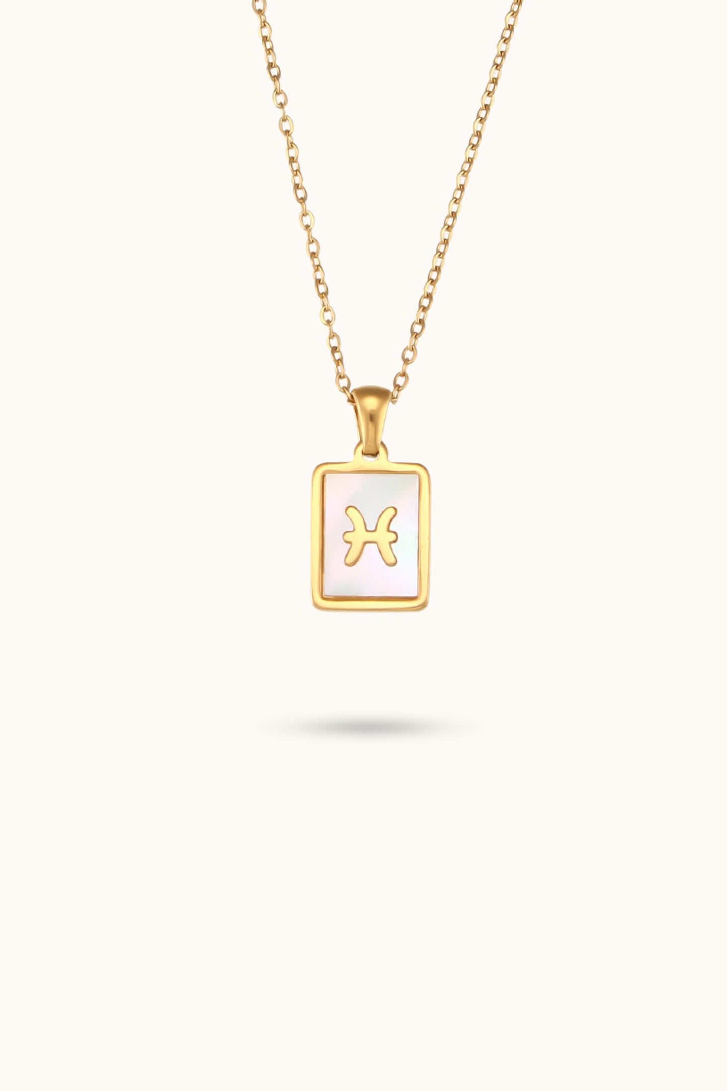 Constellation shell pendant necklace