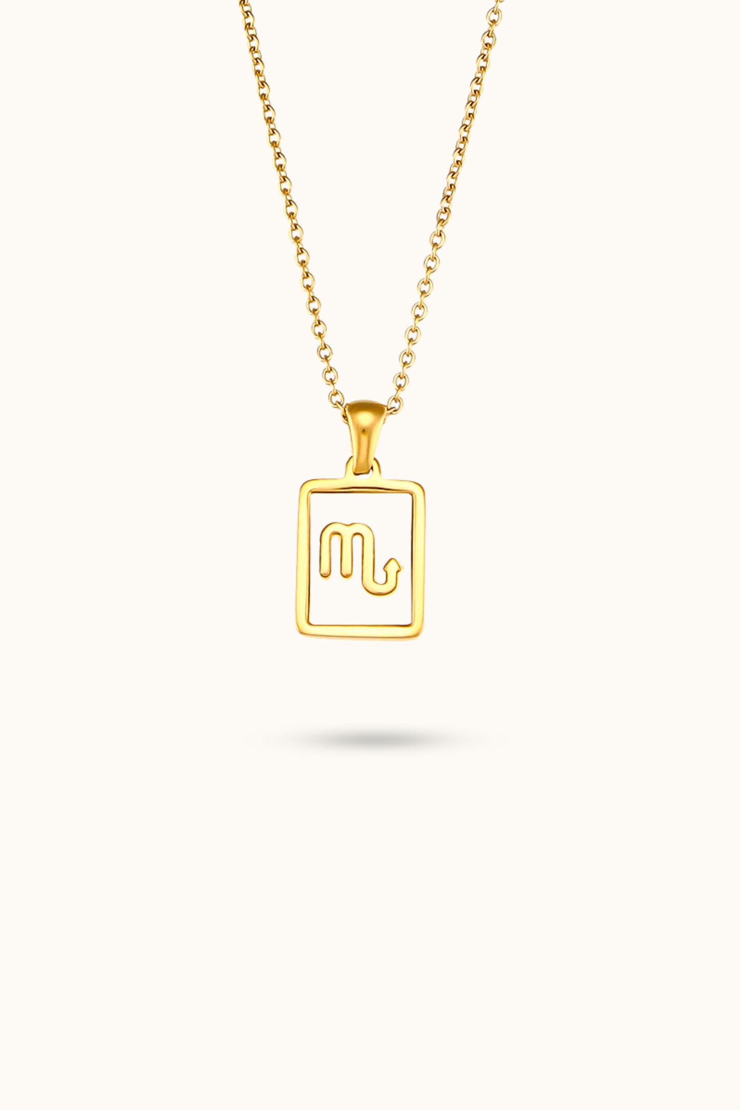 Constellation shell pendant necklace