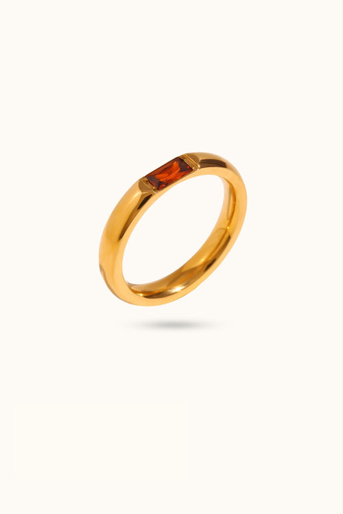 Single multi Birthstone Rings