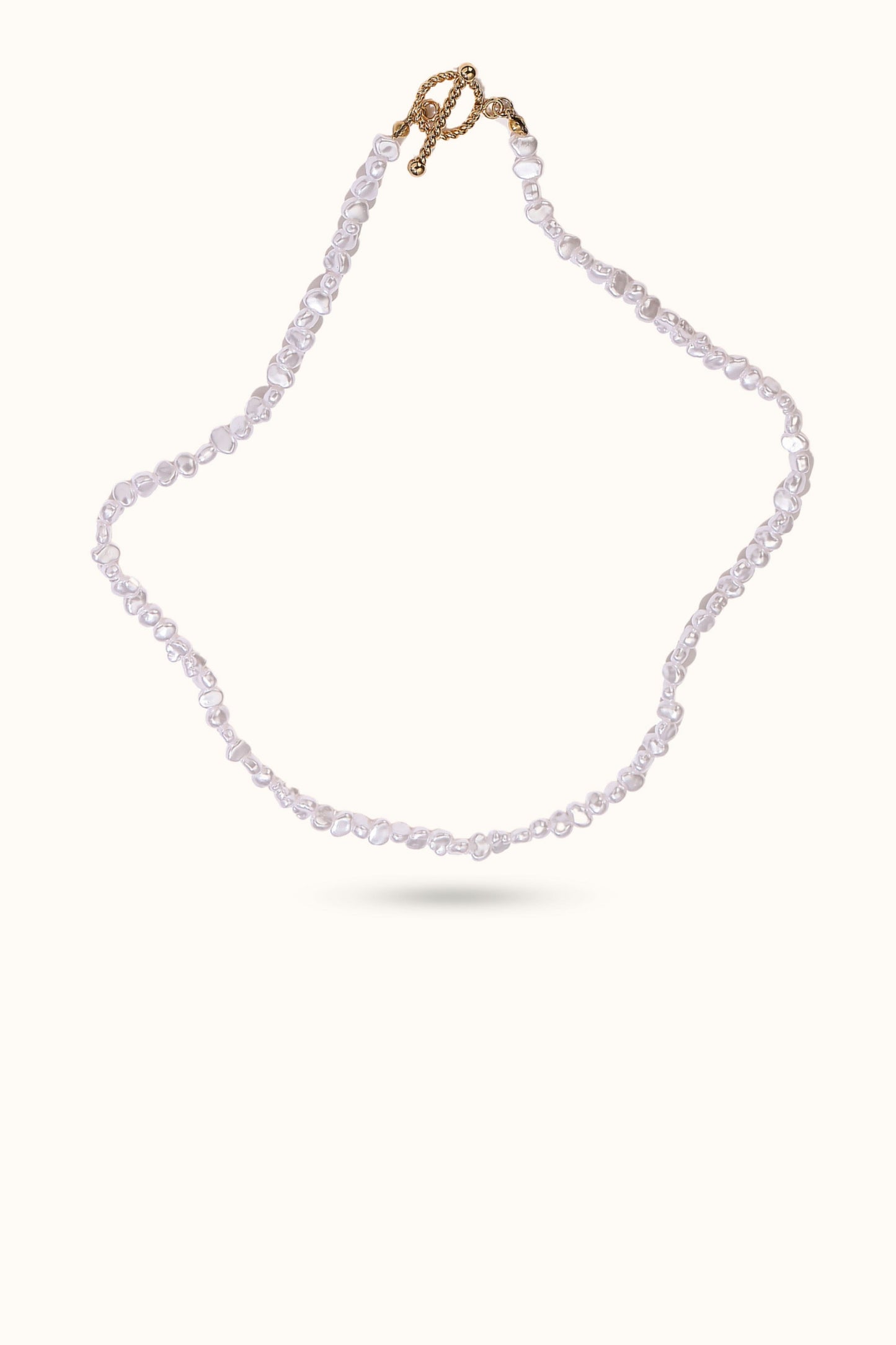 Natural freshwater fine pearl necklace