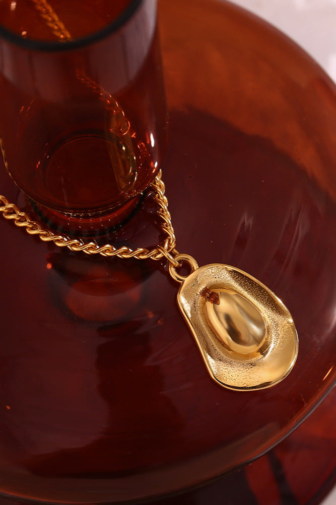 Cowboy hat pendant necklace