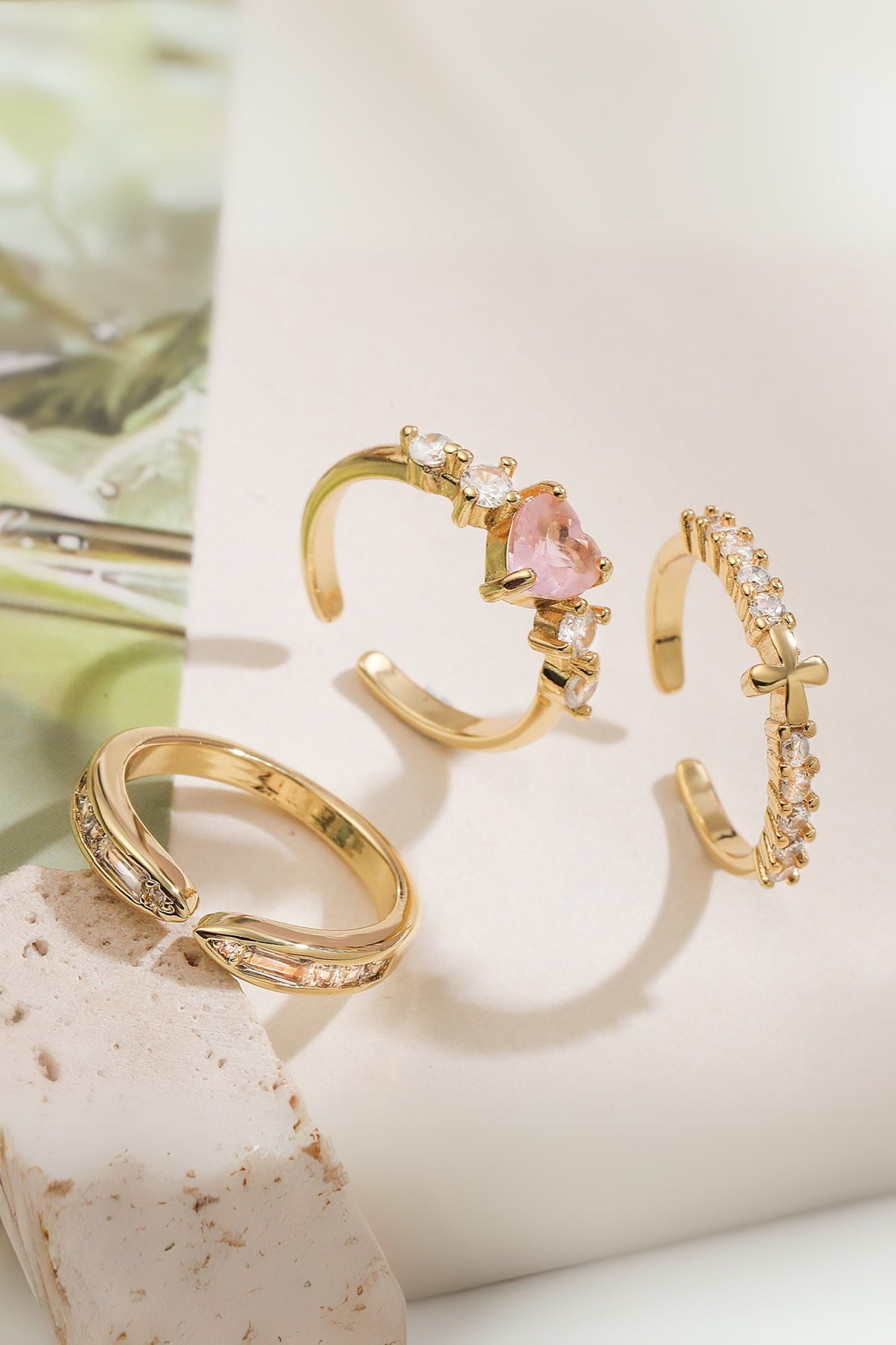 Cross Full Diamond Ring