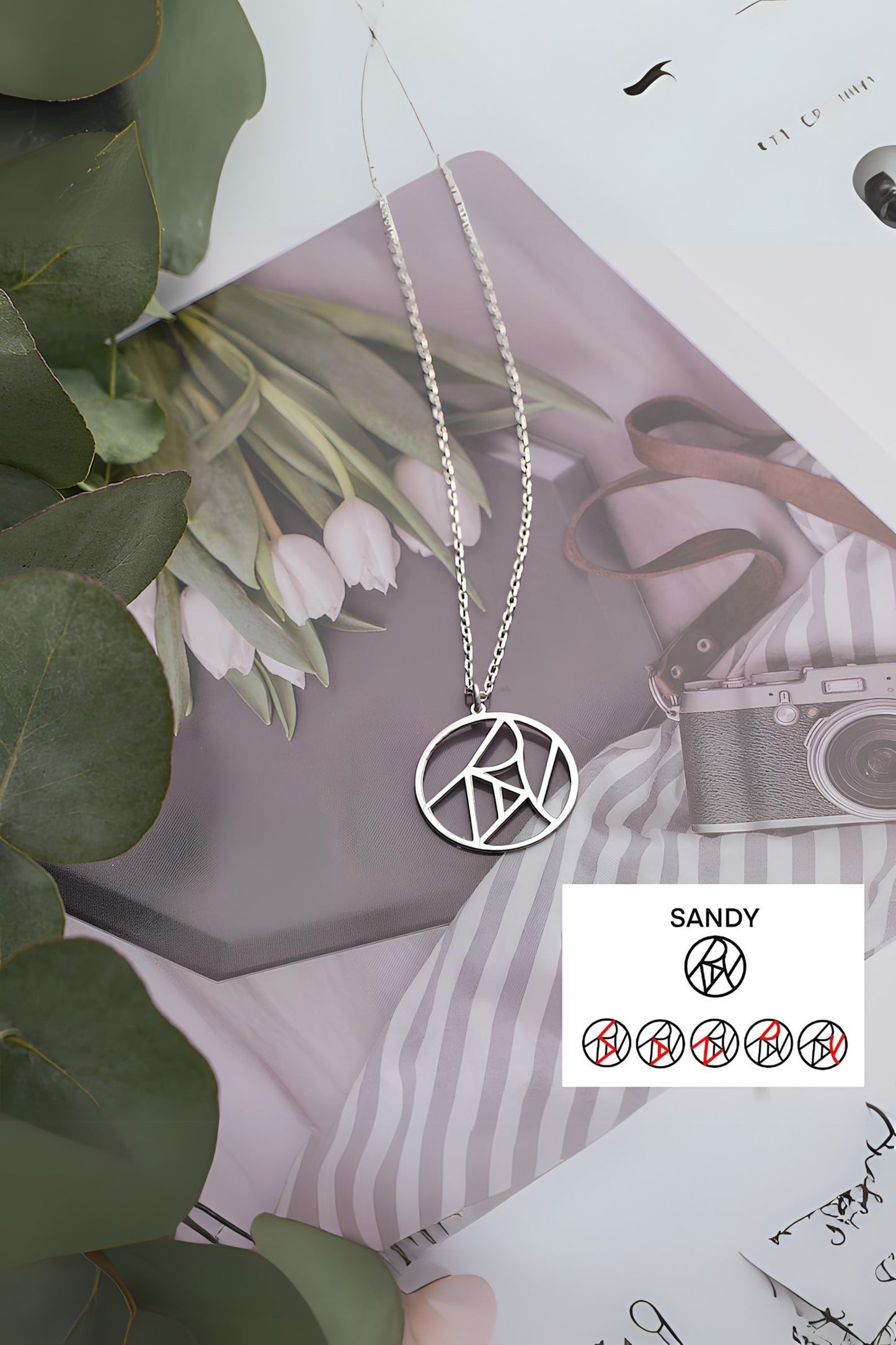 Cycle Monogram Name Jewerly