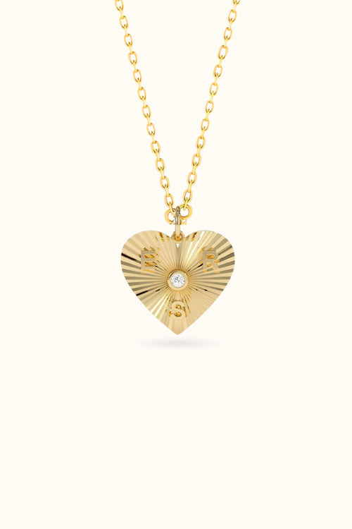 Dainty Heart Choose Letters Necklace