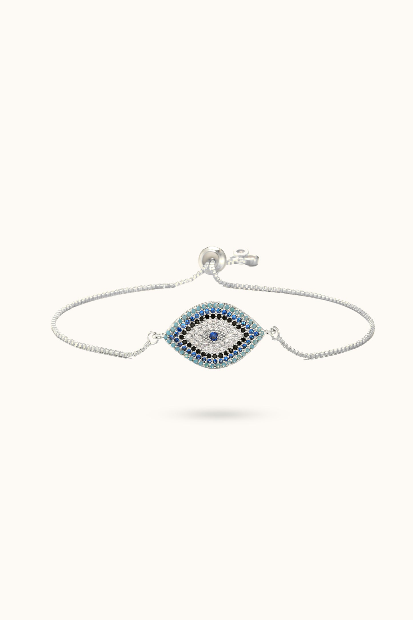 Diamond All Seeing Eye Adjustable Bracelet