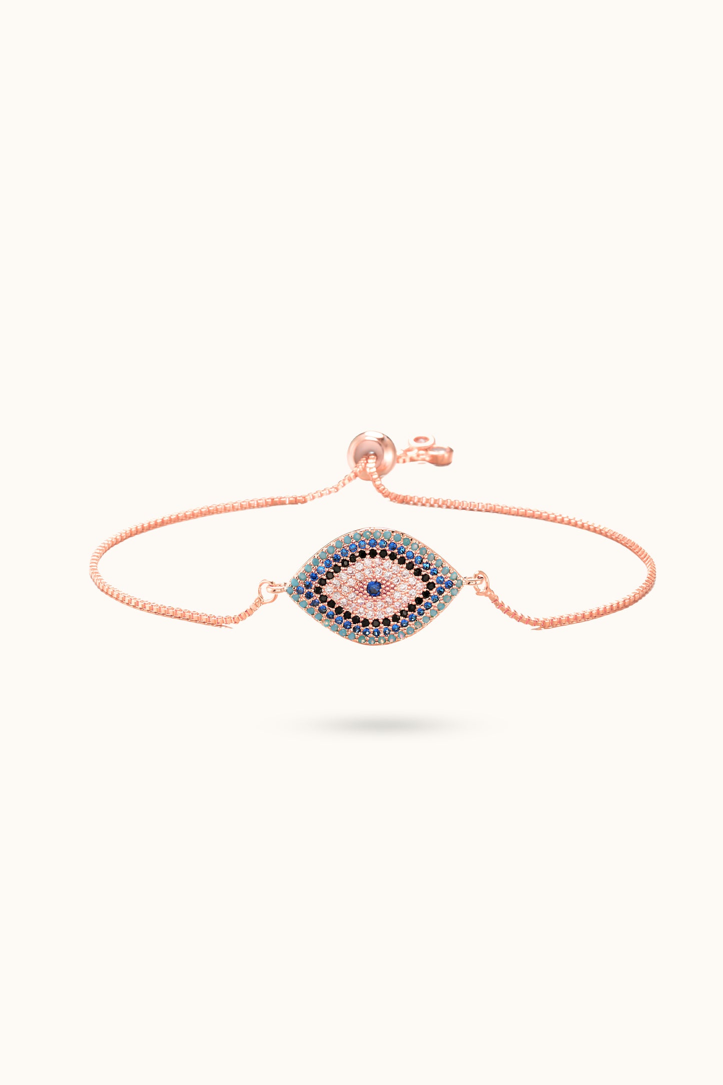 Diamond All Seeing Eye Adjustable Bracelet