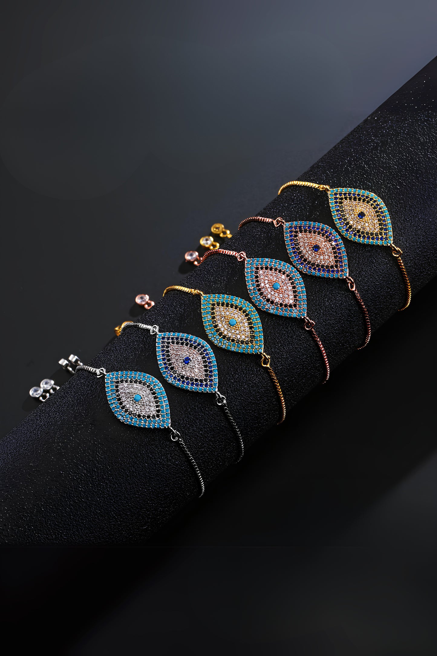 Diamond All Seeing Eye Adjustable Bracelet