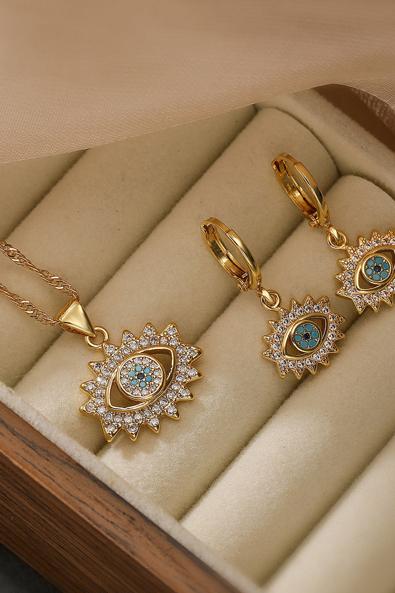 Diamond All Seeing Eye Necklace