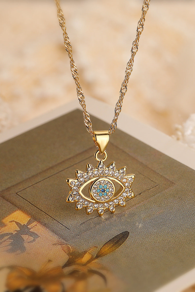 Diamond All Seeing Eye Necklace
