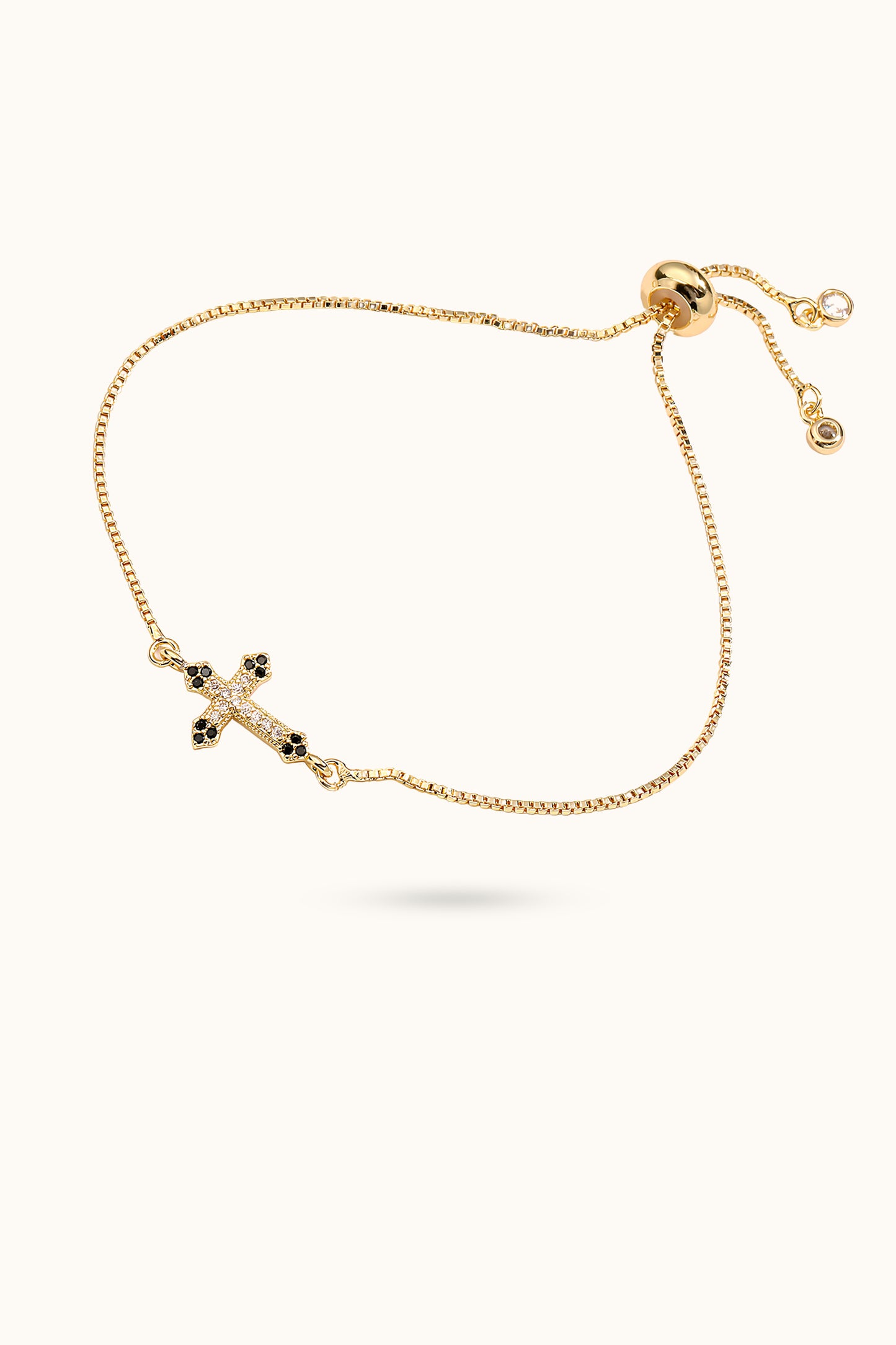 Diamond Cross Pope Bracelet