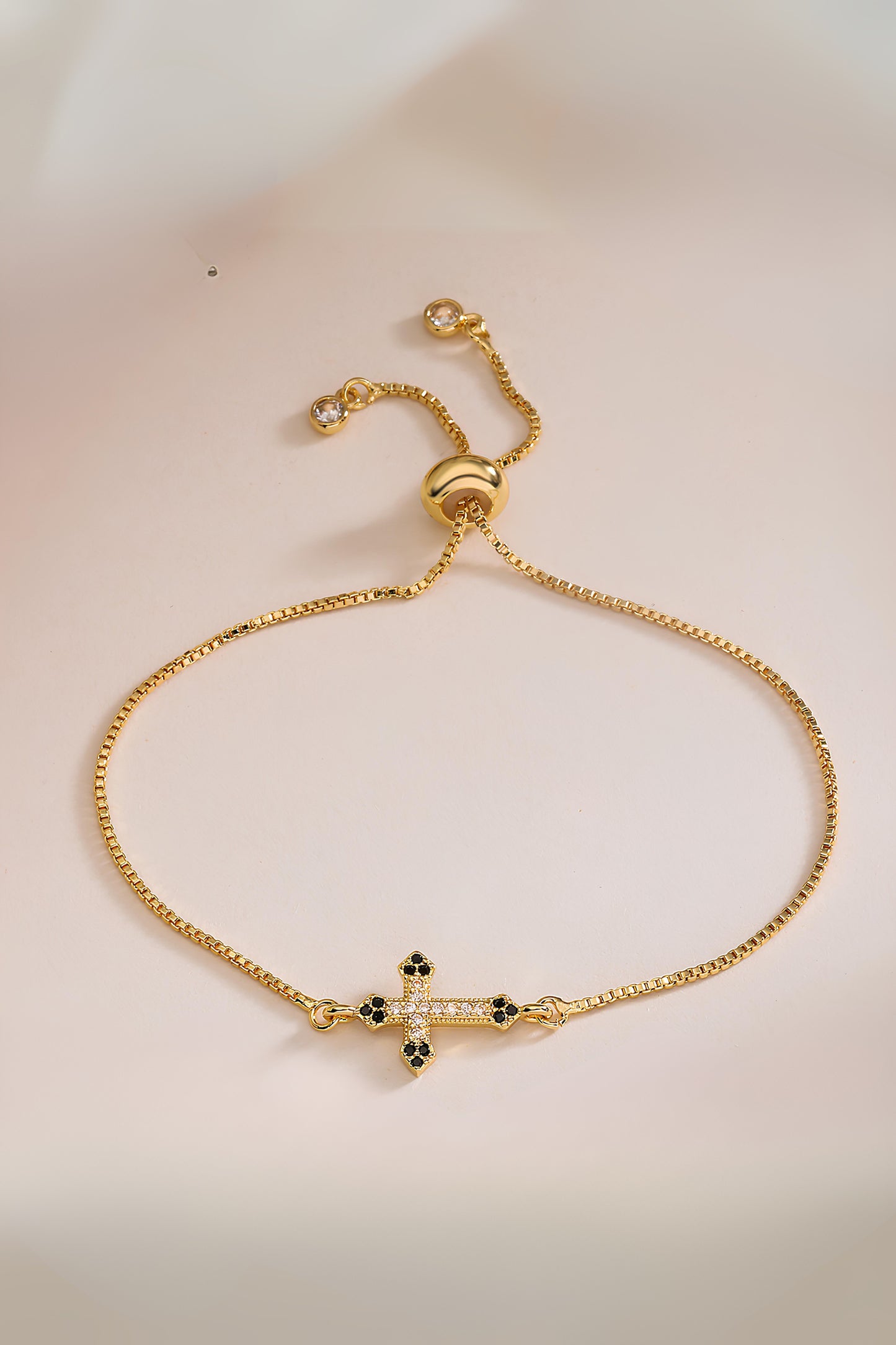 Diamond Cross Pope Bracelet