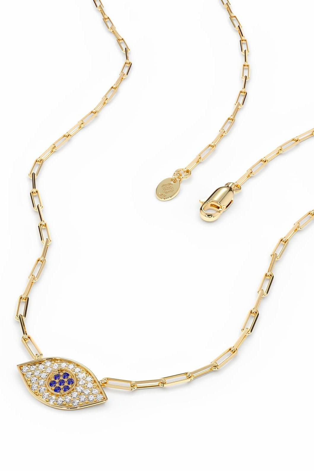 Diamond Lucky Eye Necklace