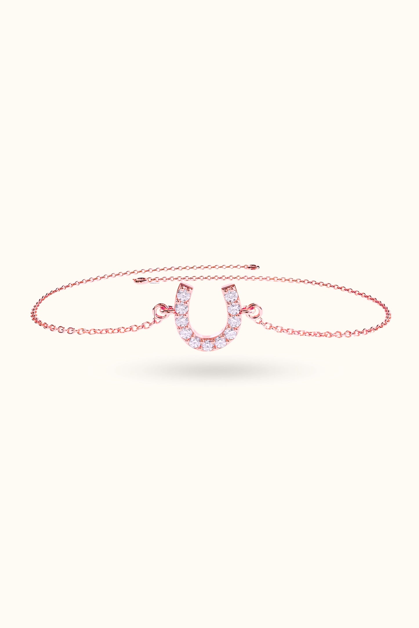 Diamond Lucky Horseshoe Bracelet