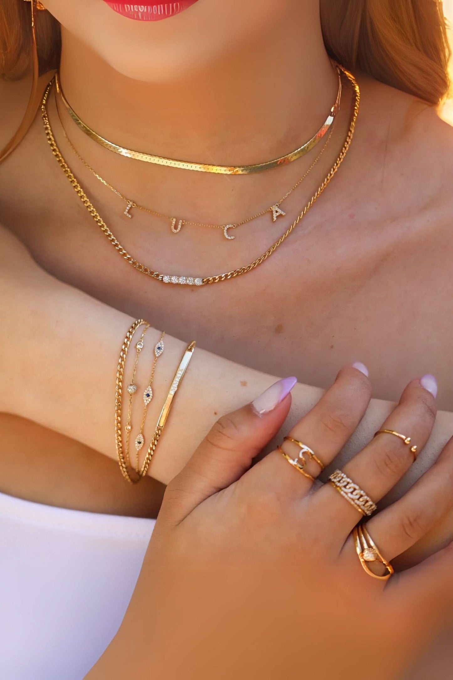 Diamond Name Necklace