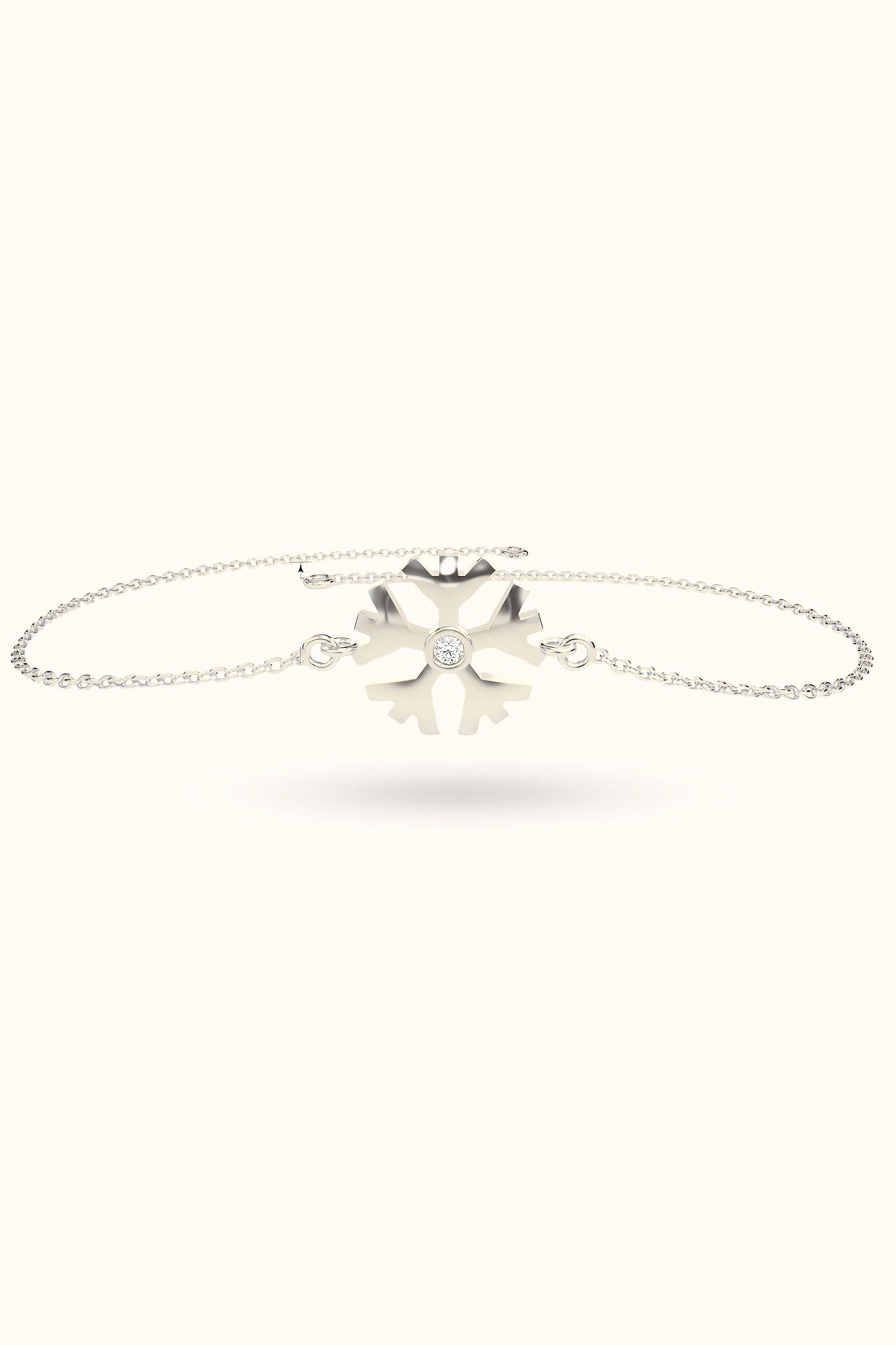 Diamond Snowflake Bracelet