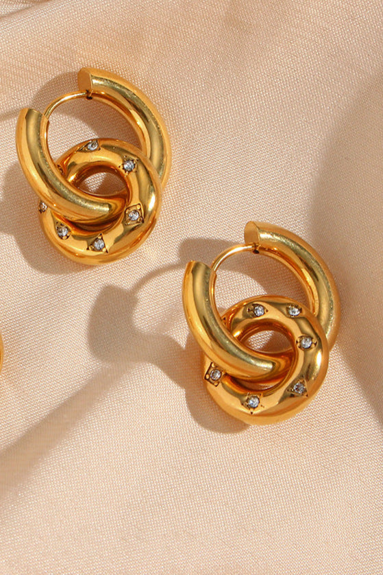 Donut Pendant Earring