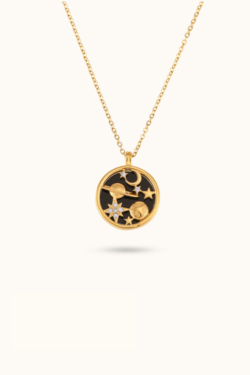 Earth star shell necklace