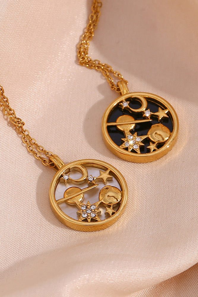 Earth star shell necklace